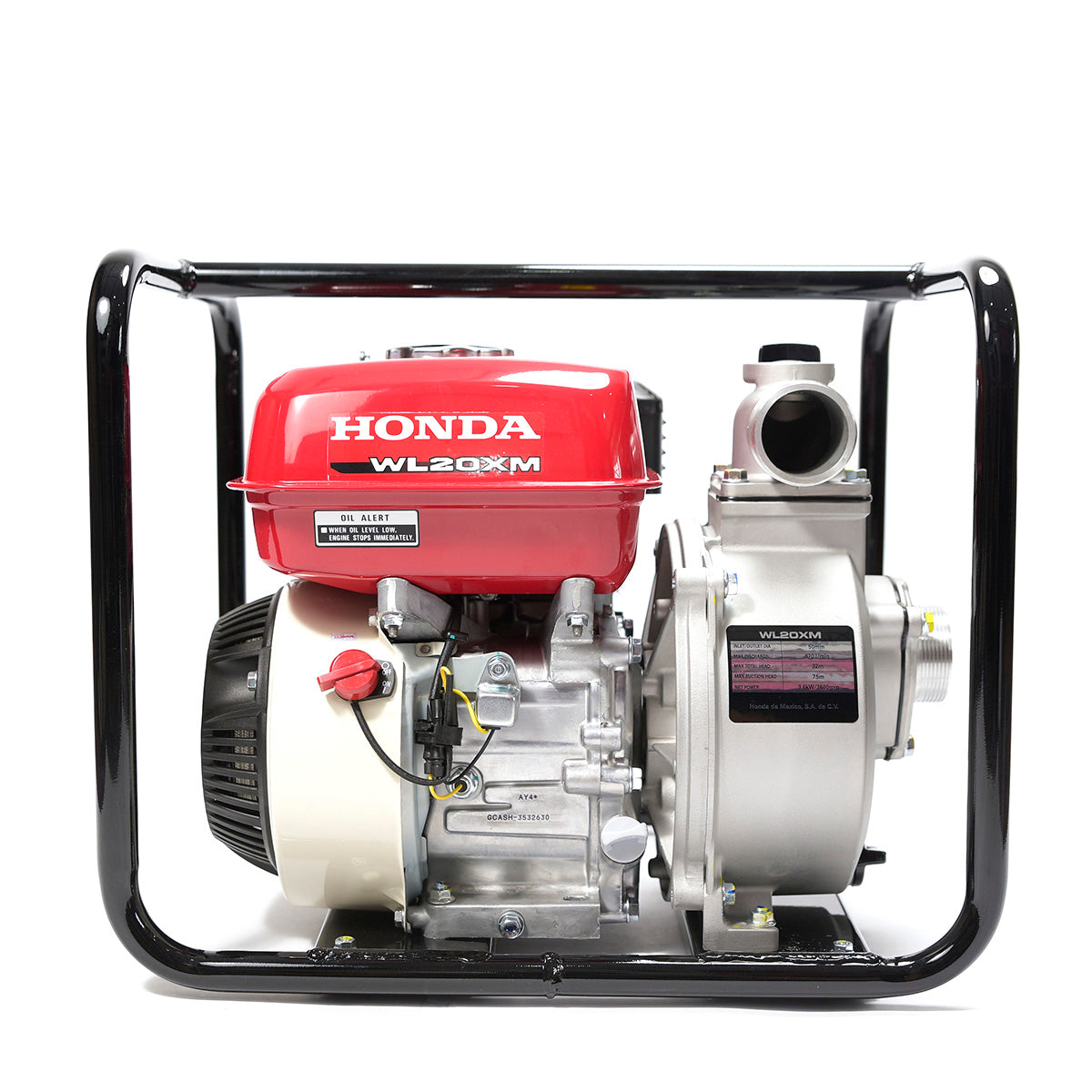 Honda WL20XM-MFX Motobomba 2X2 Alerta bomba de agua a gasolina